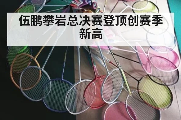 伍鹏攀岩总决赛登顶创赛季新高